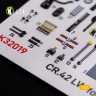 Reskit K32019 CR.42 LW - Interior 3D Decal (ICM) 1/32