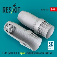 Reskit U48450 F-15 (A,B,C,D,E,J) open exh.nozzles (GWH) 1/48