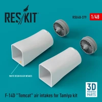 Reskit RSU48379 F-14D 'Tomcat' air intakes (TAM) 3D Print 1/48