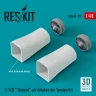 Reskit RSU48379 F-14D 'Tomcat' air intakes (TAM) 3D Print 1/48