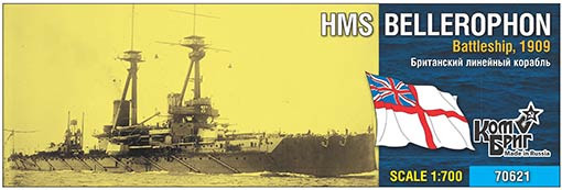 Combrig 70621 HMS Bellerophon Battleship, 1909 1/700