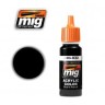 Ammo Mig 0032 SATIN BLACK (Полуглянцевый черный)