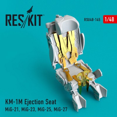 Reskit RSU48-0145 KM-1M Ejection Seat (MiG-21, MiG-23, MiG-25, MiG-27) 1/48