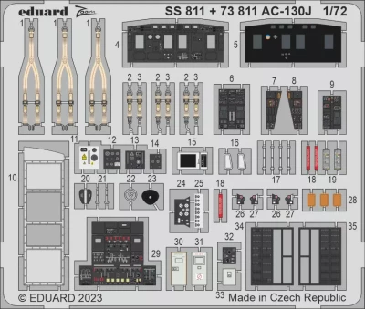Eduard SS811 AC-130J (ZVE) 1/72