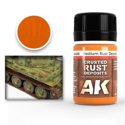 AK Interactive AK-04112 Смесь для эффекта Скопления средней ржавчины