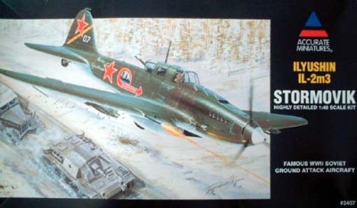Accurate Miniatures 3407 ILYUSHIN IL-2m3 STORMOVIK 1:48