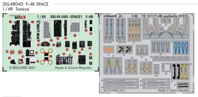 Eduard 3DL48040 F-4B SPACE (TAM) 1/48