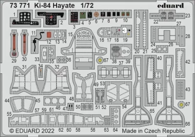 Eduard 73771 SET Ki-84 Hayate (ARMA H.) 1/72
