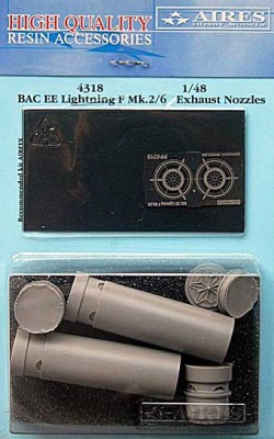 Aires 4318 BAC EE Lightning F Mk. 2/6 exhaust nozzles 1/48