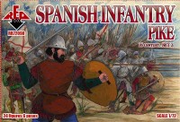 Red Box 72098 Spanish Infantry (Pike). Set 3. 16 c. 1/72
