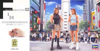 Hasegawa FC02 90"s Platform boots Girls Figure 1/24