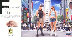 Hasegawa 29102 Набор фигур 90's PLATFORM BOOTS GIRLS (2 фигуры) 1/24