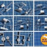 KV Models 72104 SAAB J-21 / J-21A (HELLER #80261, #56261) + маски на диски и колеса HELLER EU 1/72
