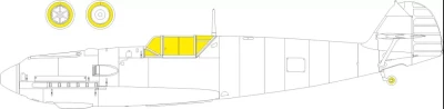 Eduard EX1141 Mask Bf 109E-4/7 TFace (TAM) 1/48