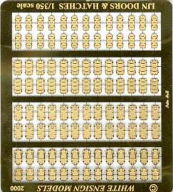 White Ensign Models PE 35018 IJN DOORS and HATCHES 100+ in 5 styles 1/350