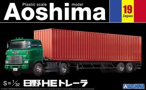 Aoshima 009895 Hino HE Trailer 1:32