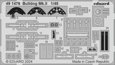 Eduard 491476 Bulldog Mk.II (AIRF) 1/48