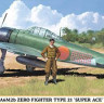 Hasegawa 09904 A6M2b Zero Type 21 w/Figure 1/48