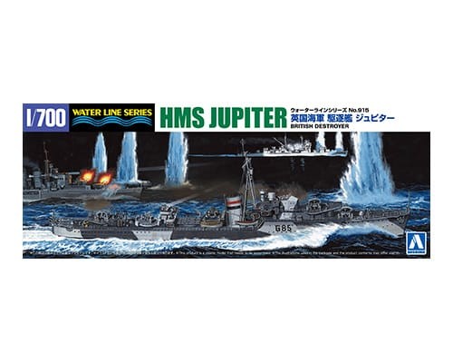 Aoshima 69660 Британский эсминец JUPITER 1/700