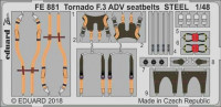 Eduard FE881 Tornado F.3 ADV seatbelts STEEL 1/48