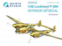 Quinta studio QD48122 P-38H (для модели Tamiya) 1/48