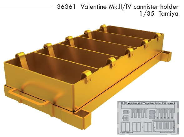 Eduard 36361 Valentine Mk.II/IV cannister holder 1/35 1/35