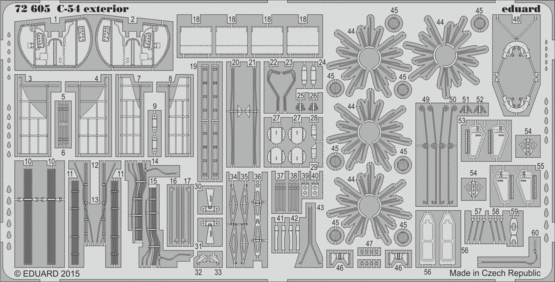 Eduard 72605 C-54 exterior 1/72