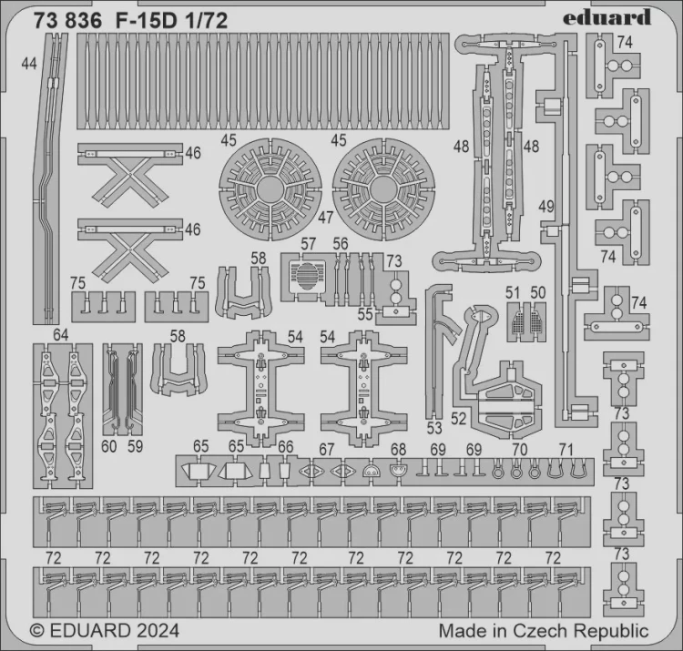 Eduard 73836 SET F-15D (FINEM) 1/72