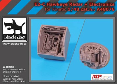 BlackDog A48076 E-2 C Hawkeye radar &amp; electronics (KINETIC) 1/48