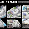 RFM 5119 M4A4 Sherman с рабочими траками и металлическим стволом 1/35