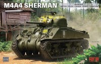 RFM 5119 M4A4 Sherman с рабочими траками и металлическим стволом 1/35
