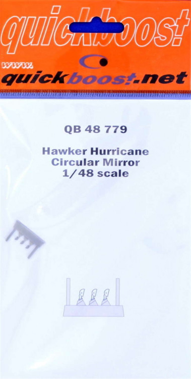 QuickBoost QB48779 Hawker Hurricane circular mirror 1/48