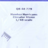 QuickBoost QB48779 Hawker Hurricane circular mirror 1/48