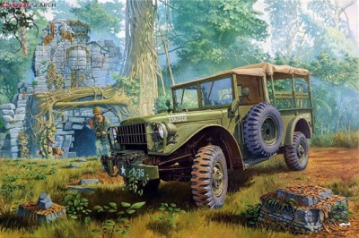 Roden 35806 U.S. Dodge M37 Cargo Truck, Индокитай, 1950-60 1/35