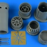 Aires 2262 MiG-21MF Fishbed J exhaust nozzle - opened 1/32