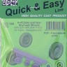 CMK Q72308 A-4C (late) and later Skyhawk Wheels (plain) 1/72