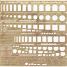 Ace Model a001 Набор шаблонов для нанесения расшивки (любой масштаб). 1/72