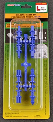 Master Tools 09982 Удерживающий / направляющий штифт для силиконовой формы-L (синий)