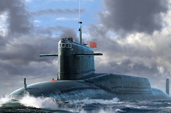 Trumpeter 05910 Китайская атомная подводная лодка Type 092 «Xia» 1/144