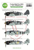 Art Scale 200-D48075 Focke-Wulf Fw-190A part 1 - Butcherbirds. Jagdgruppe JG 3 Rammjager. Catalog no. 200-D48075 1/48