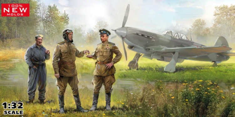 ICM 32117 Pilots of the Soviet Air Force 1943-1945 1/32