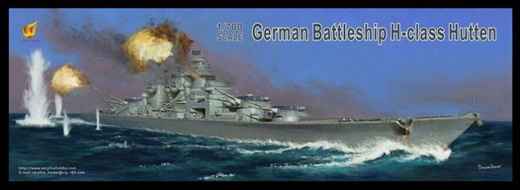 Very Fire VF700906 Германский линкор Н-класса «Hutten» 1/700