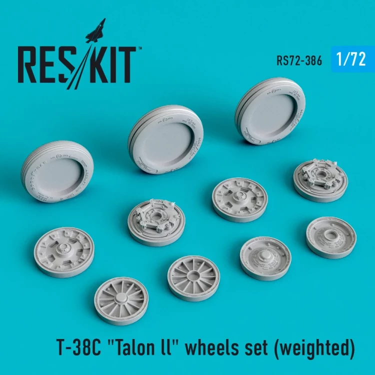 Reskit 72386 T-38C 'Talon ll' wheels set (weighted) 1/72