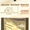 Kora Model D72117 German bombs SC 50 (4 pcs.) - set No.1 1/72