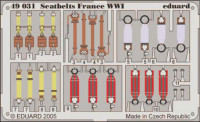 Eduard 49031 Seatbelts France WWI фототравление