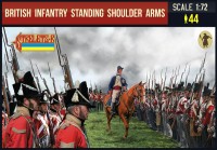 Strelets STR20272 British Infantry Standing Shoulder Arms Napoleonic 1/72