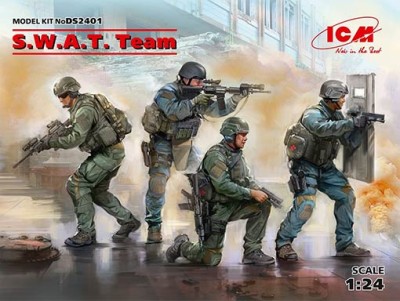 ICM DS2401 Фигуры, Команда S.W.A.T. 1/24