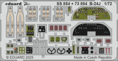 Eduard BIG72187 B-24J (HAS) 1/72