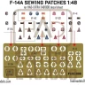 HAD PE481008 F-14A Sewing Patches (PE set) Vol.3 1/48