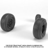 Armory ARAW48329 Sikorsky UH-60 Black Hawk wheels with weighted tires/tyres, for HH-60G/M/P, MH-60G/L, UH-60A/L/P, S-70A-27, S-70A-55 Yanshuf-3 1/48